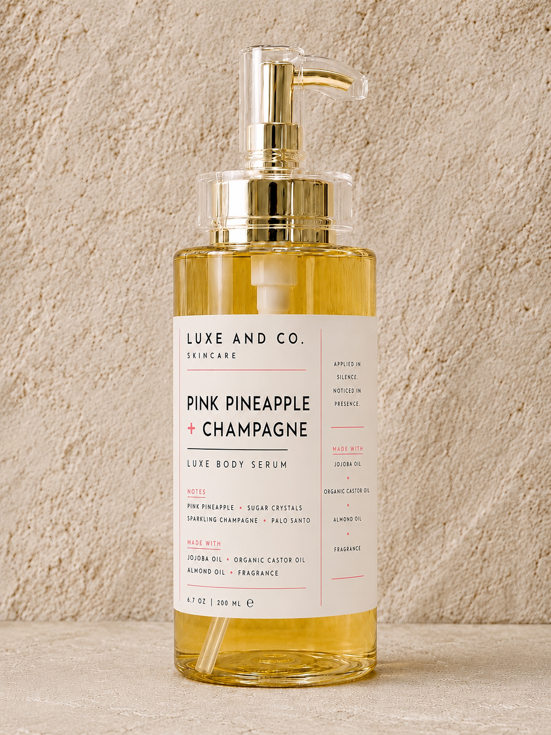 Pink Pineapple + Champagne Luxe Body Serum
