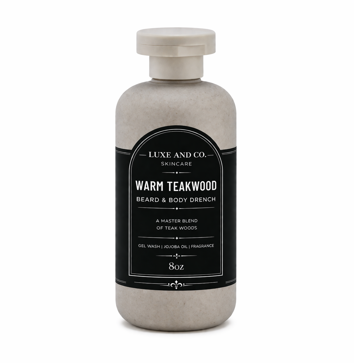 Warm Teakwood Beard + Body Drench Body Wash