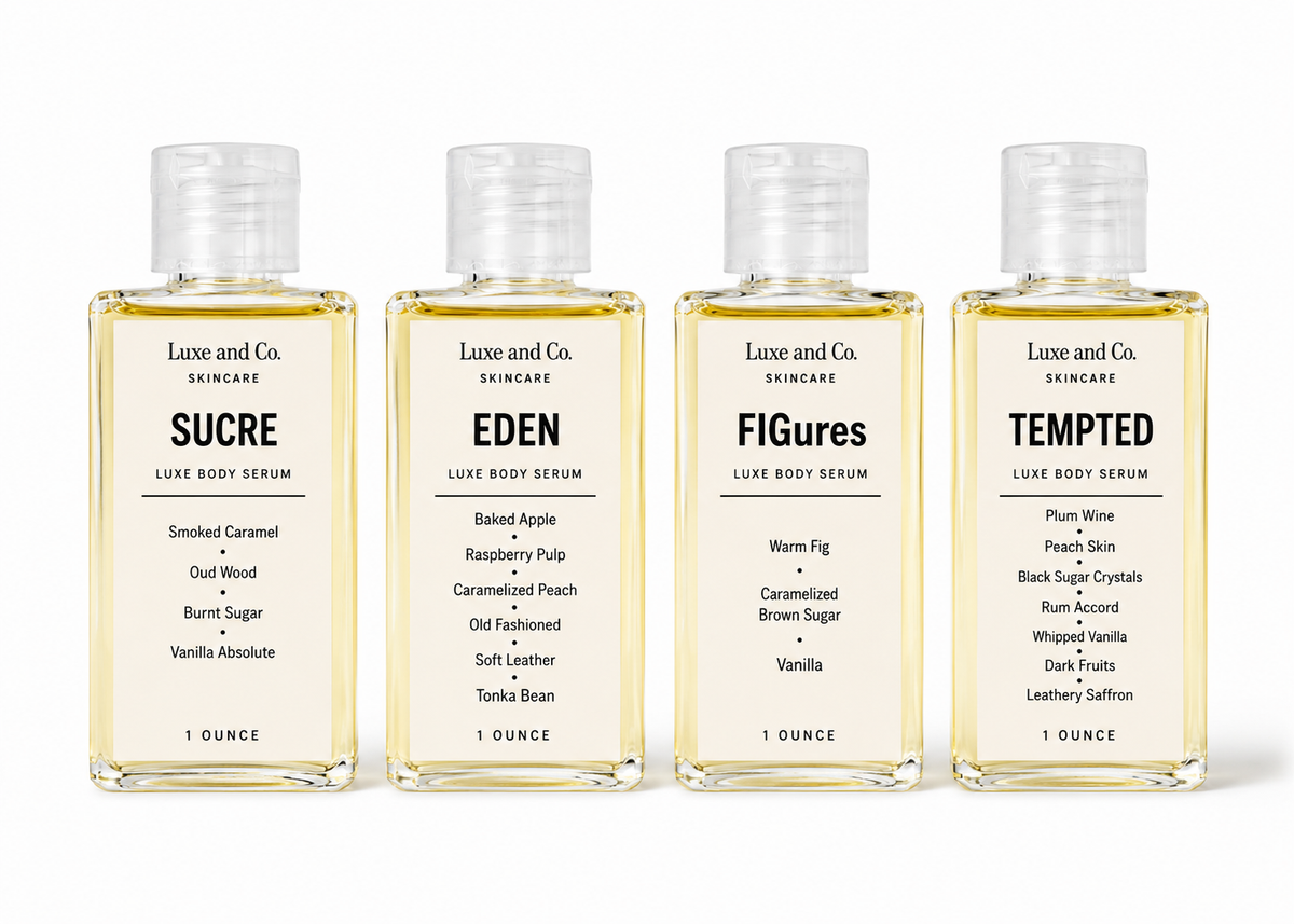 Signature Mini Discovery Set | 4 x 1 oz Luxe Body Serums