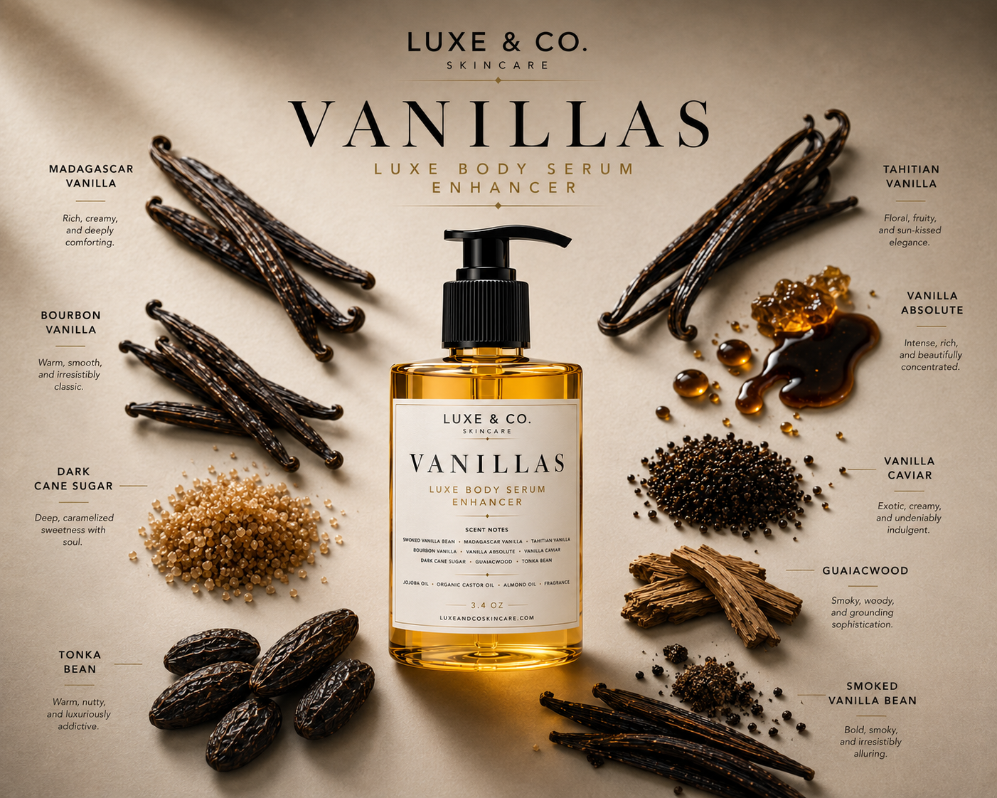 VANILLAS Luxe Body Serum Enhancer