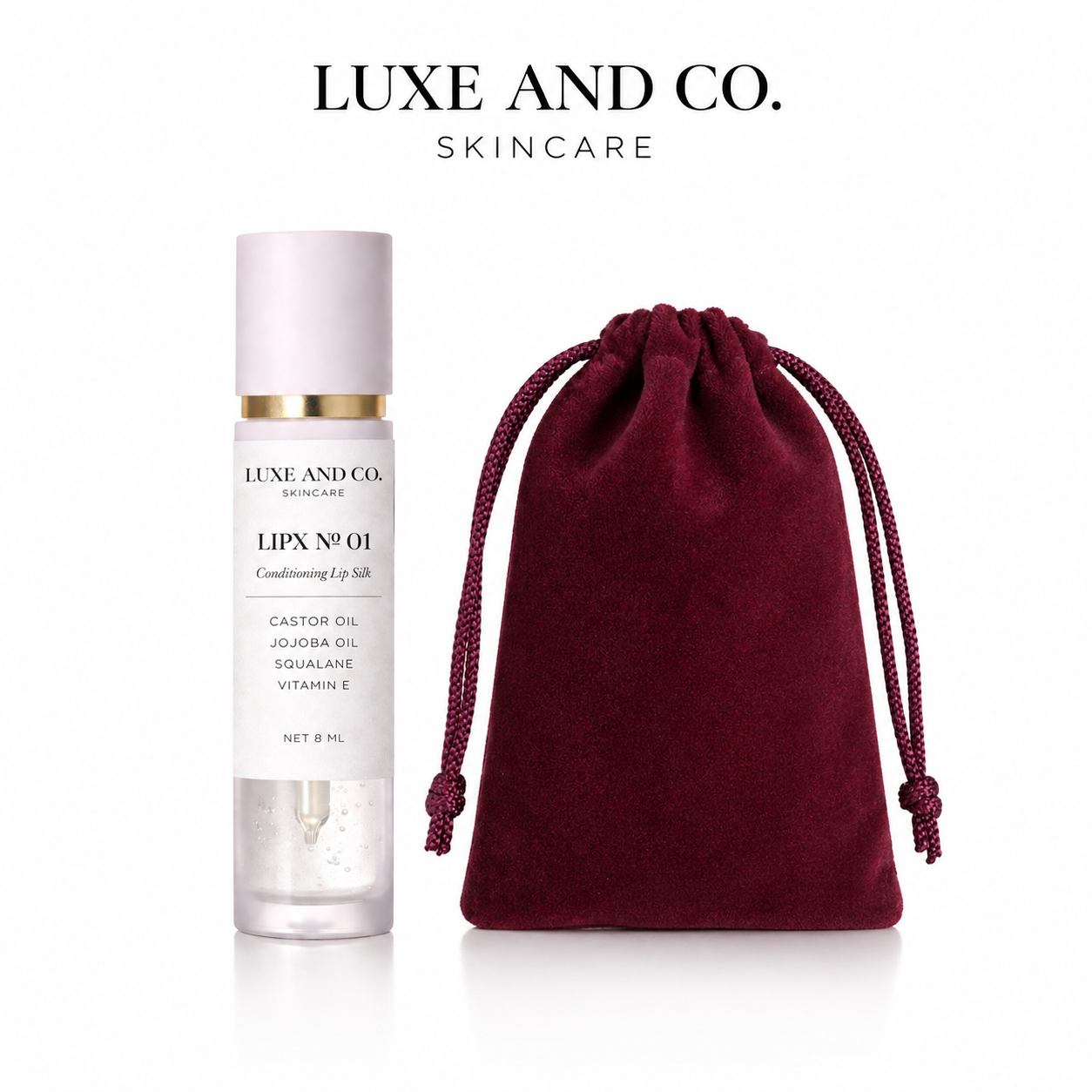 LIPX Nº 01 Conditioning Lip Silk w/ Dust Bag