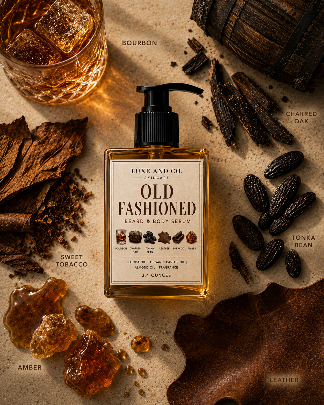 OLD FASHIONED Beard & Body Serum