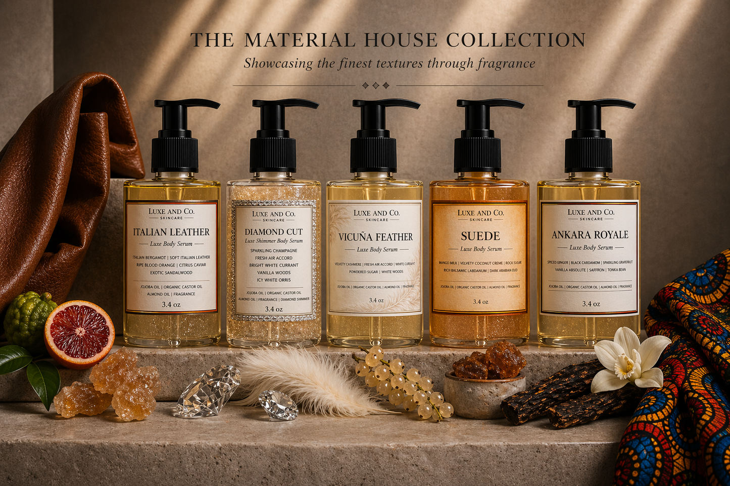 Diamond Cut Luxe Shimmering Body Serum | Material House Collection ~ LIMITED RELEASE