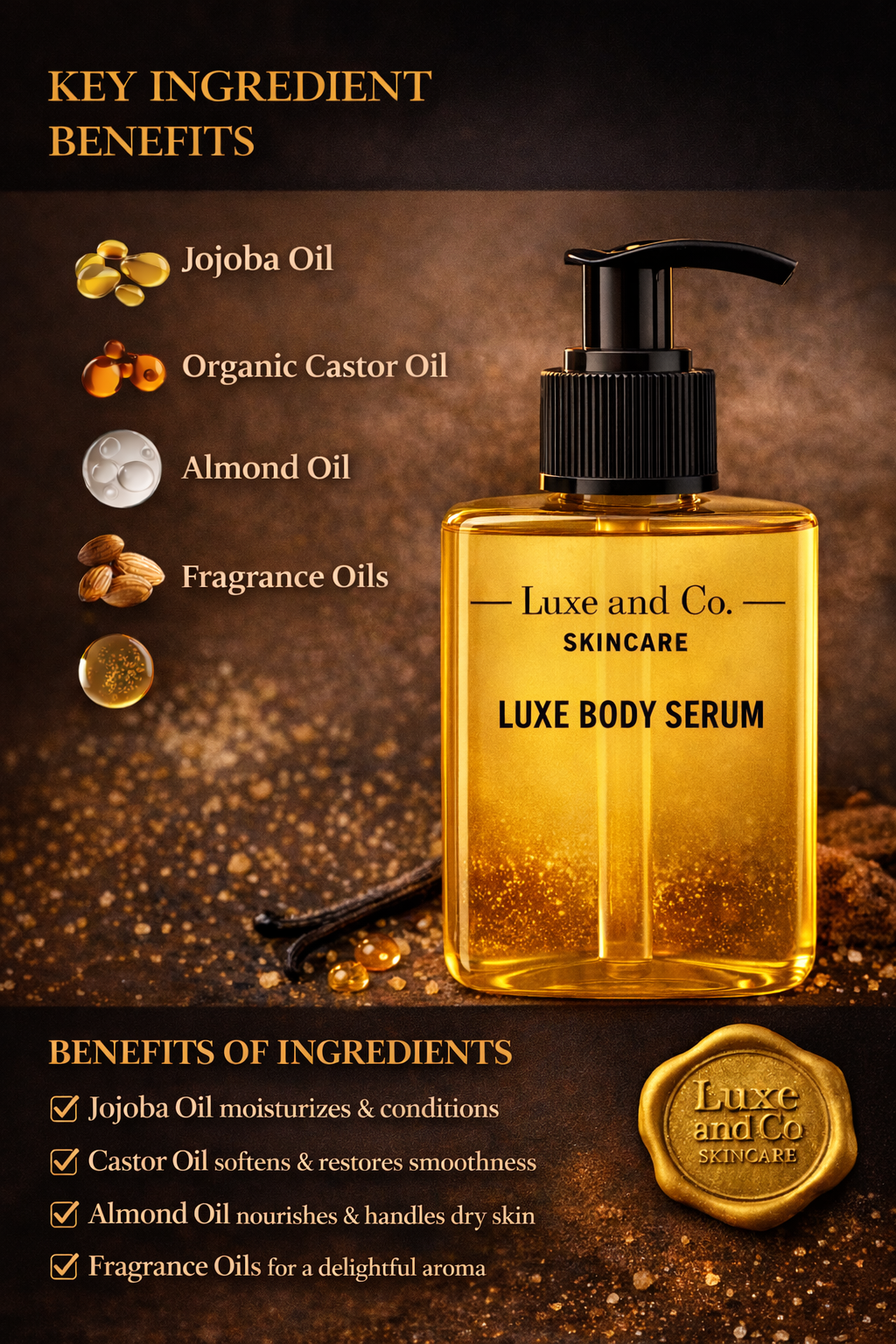 Diamond Cut Luxe Shimmering Body Serum | Material House Collection ~ LIMITED RELEASE