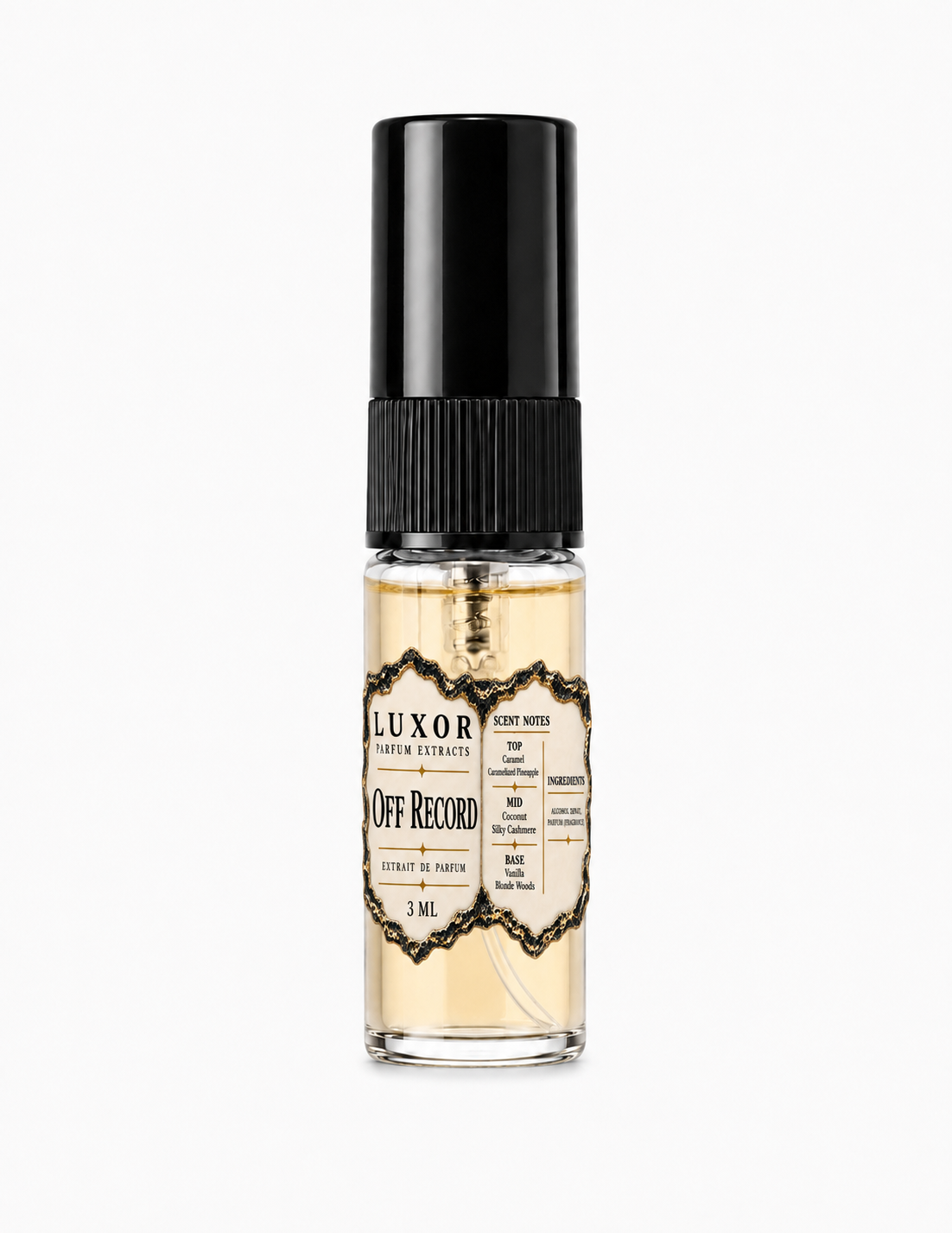 OFF RECORD — Extrait de Parfum 3mL SAMPLE SIZE